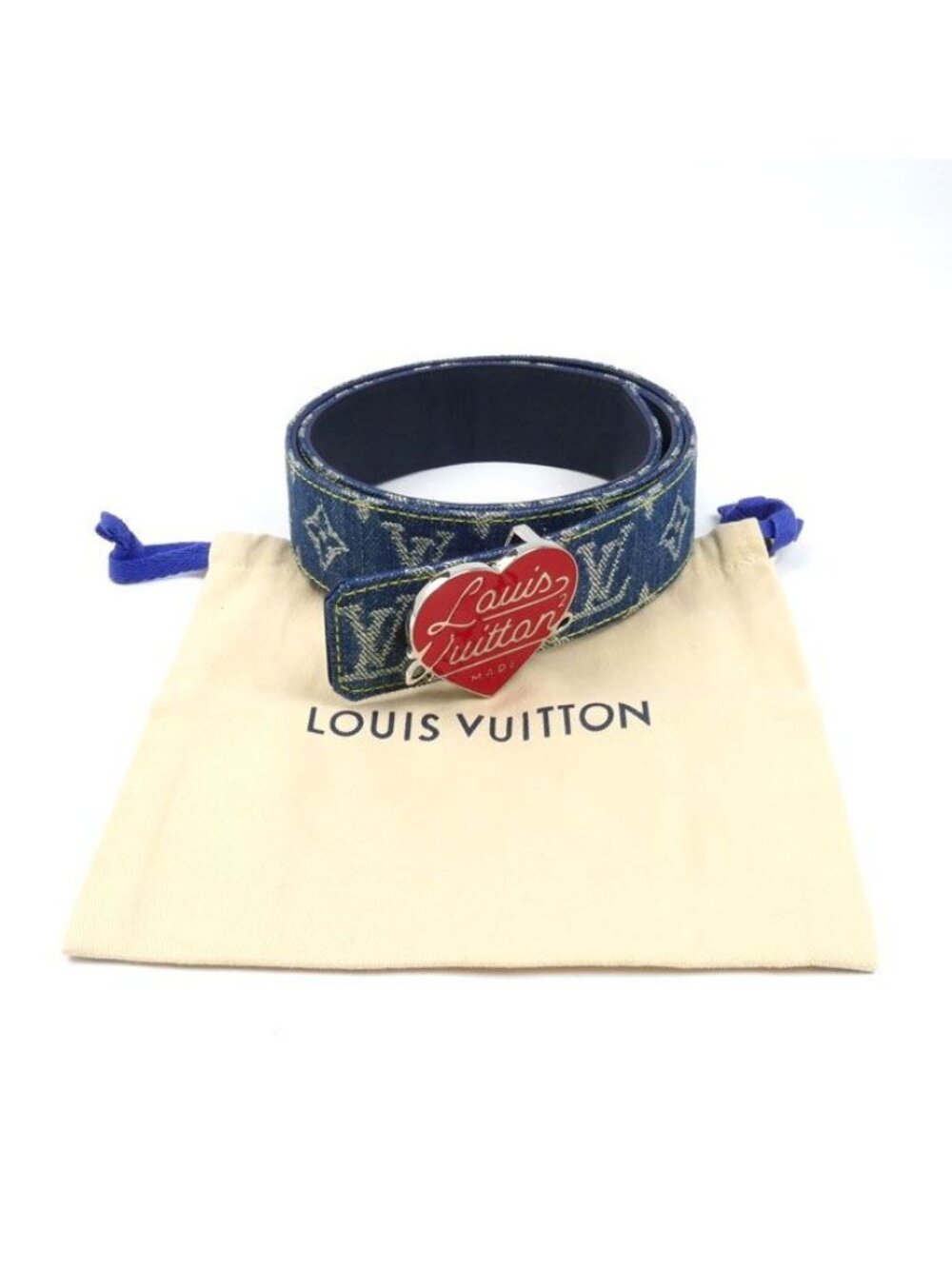 Louis Vuitton Ceinture Lvheart Belt Blue - Picture 6 of 6
